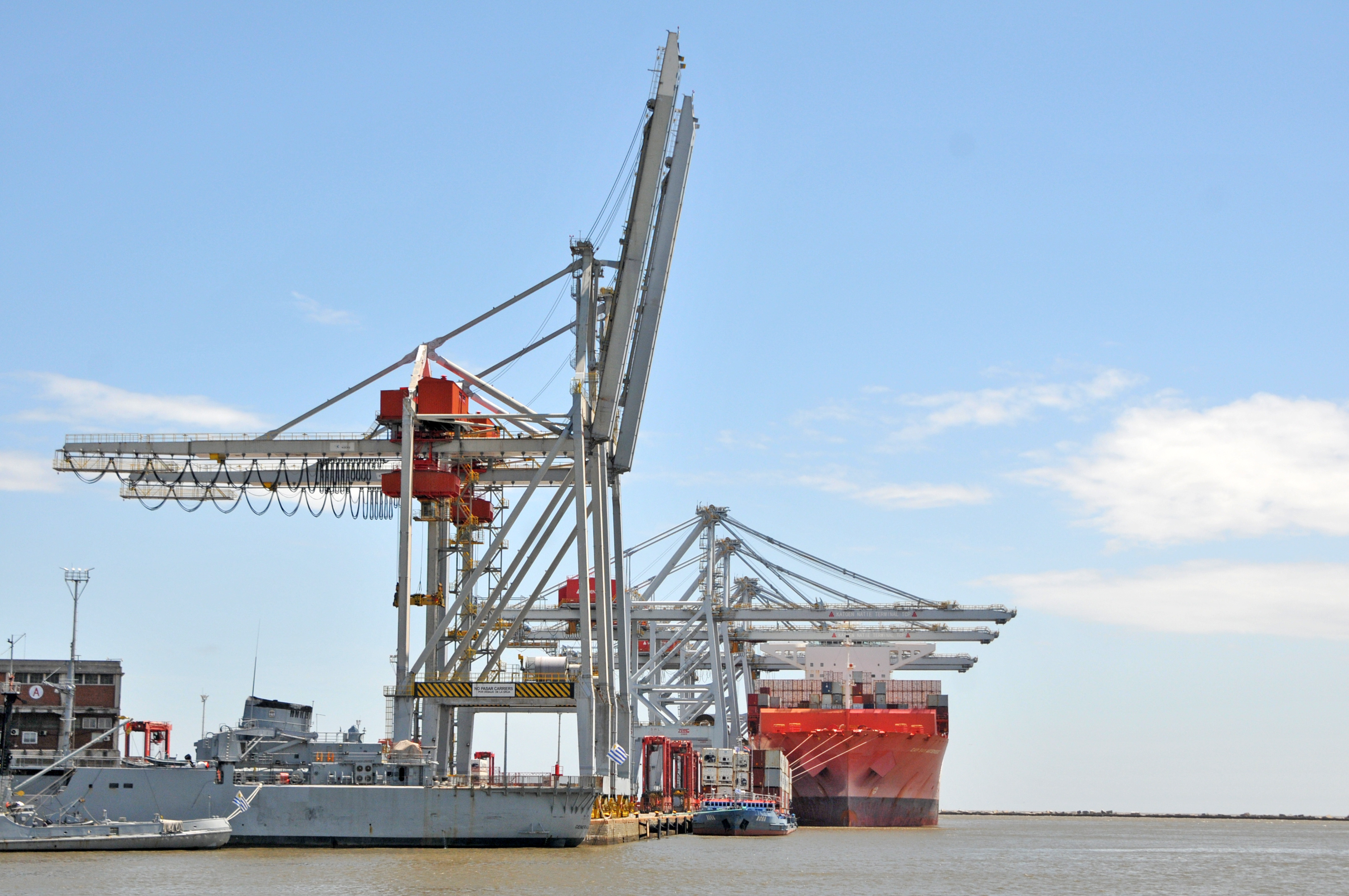 Puerto de Montevideo, hub logístico del Atlántico Sur